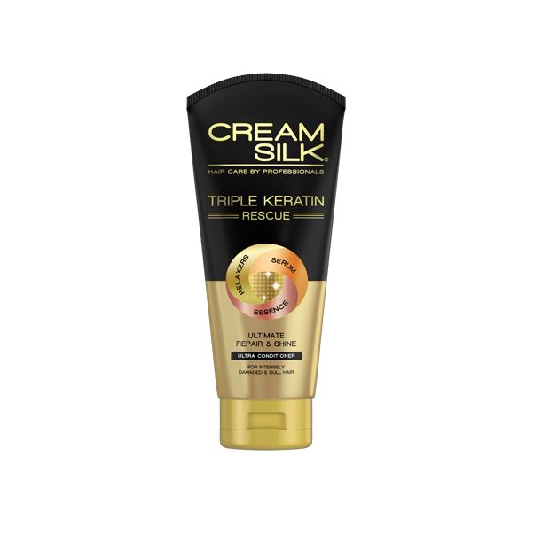 Cream Silk Triple Keratin Rep Shine (170ml)